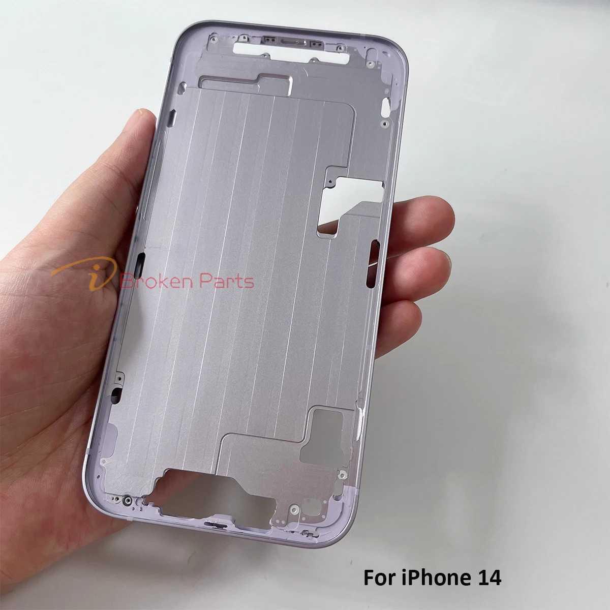 Apple iPhone 14 plus,14 plus用ベゼルシャーシ,サイドボタン