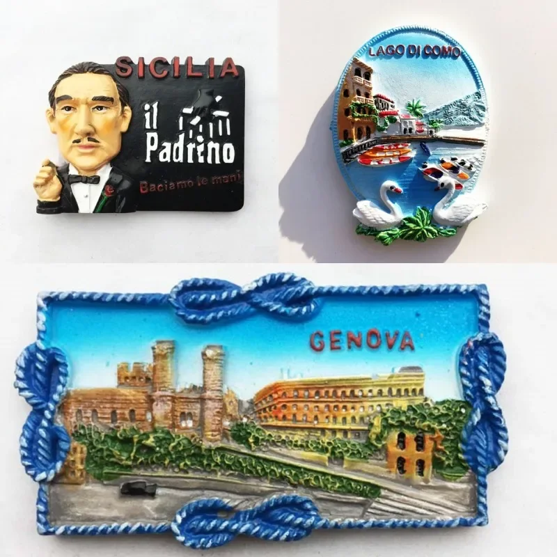 

Italy Travelling Firdge Magnets Milan Sicily Tourism Souvenirs Fridge Stickers Home Decor Wedding Gifts Magnetic Stickers