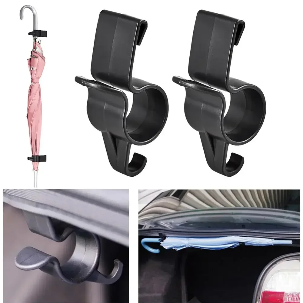 Car Umbrella Holder Universal Car Trunk Umbrella Mount Towel Hanger Hooks Auto Car Accessories Internal Storage Organizer Holder