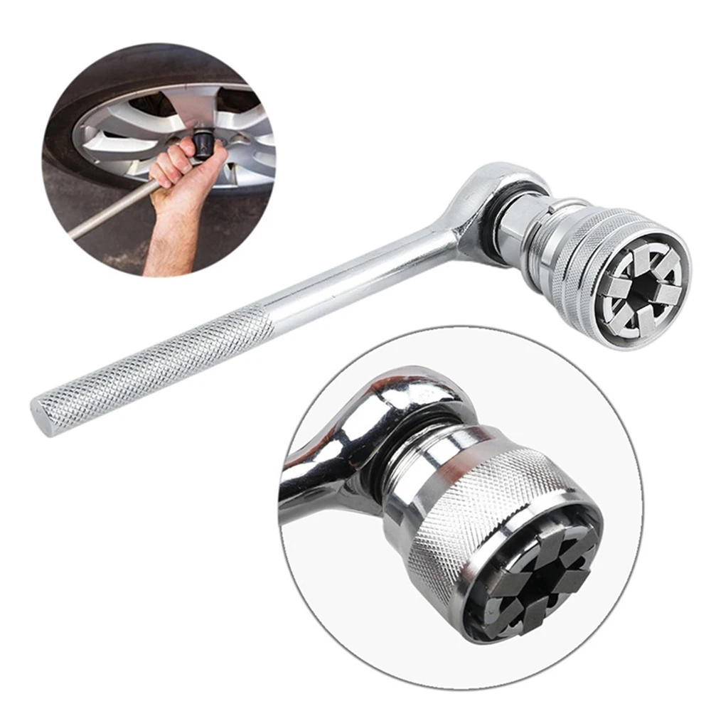 Universal Sleeve Adaptive Wrench, All-Fitting Multi Drill Attachment Universal Socket,3/8 Inch Drive Wrench Repair Tools