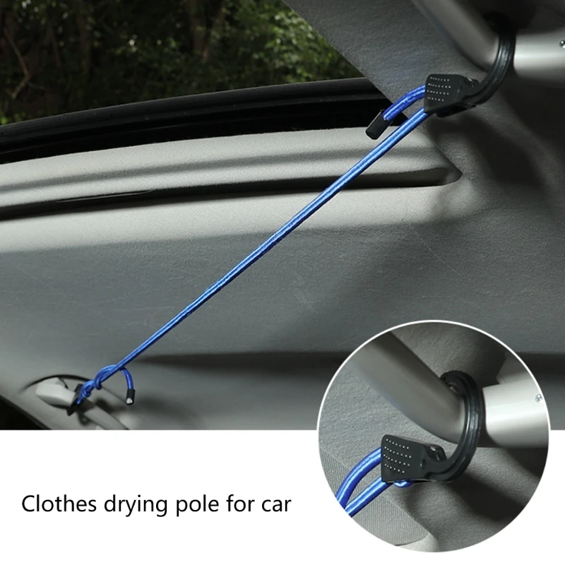 Corde de bagage pour voiture corde élastique réglable pour voiture virkar  pour coffre sangles de fixation cordes à linge pour voiture