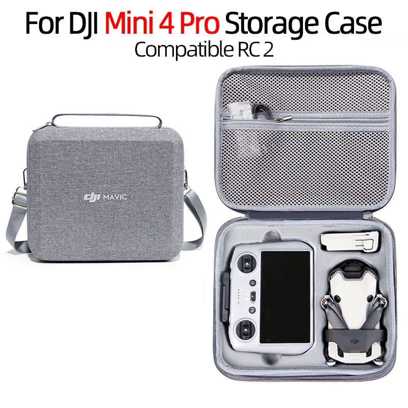 Drone Accessories For DJI Mini 4 PRO Drone Body Remote Control Accessories Shock Resistant Storage Box Shoulder Bag Handbag