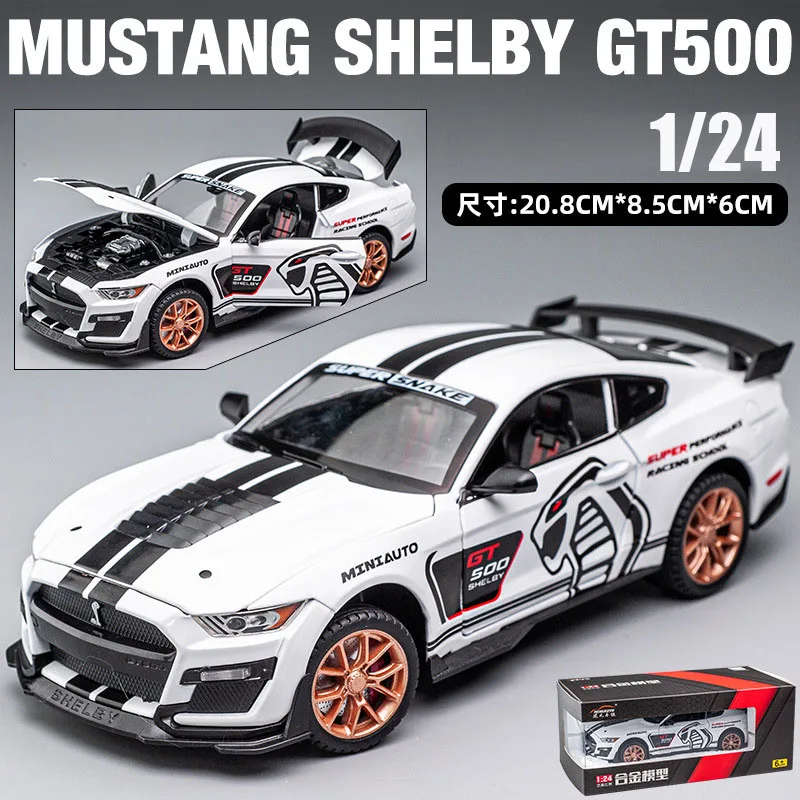 

1/24 Scale Ford Mustang GT Alloy Sports Car Model Collection Toy Models for Children As Holiday Gifts A Birthday Present