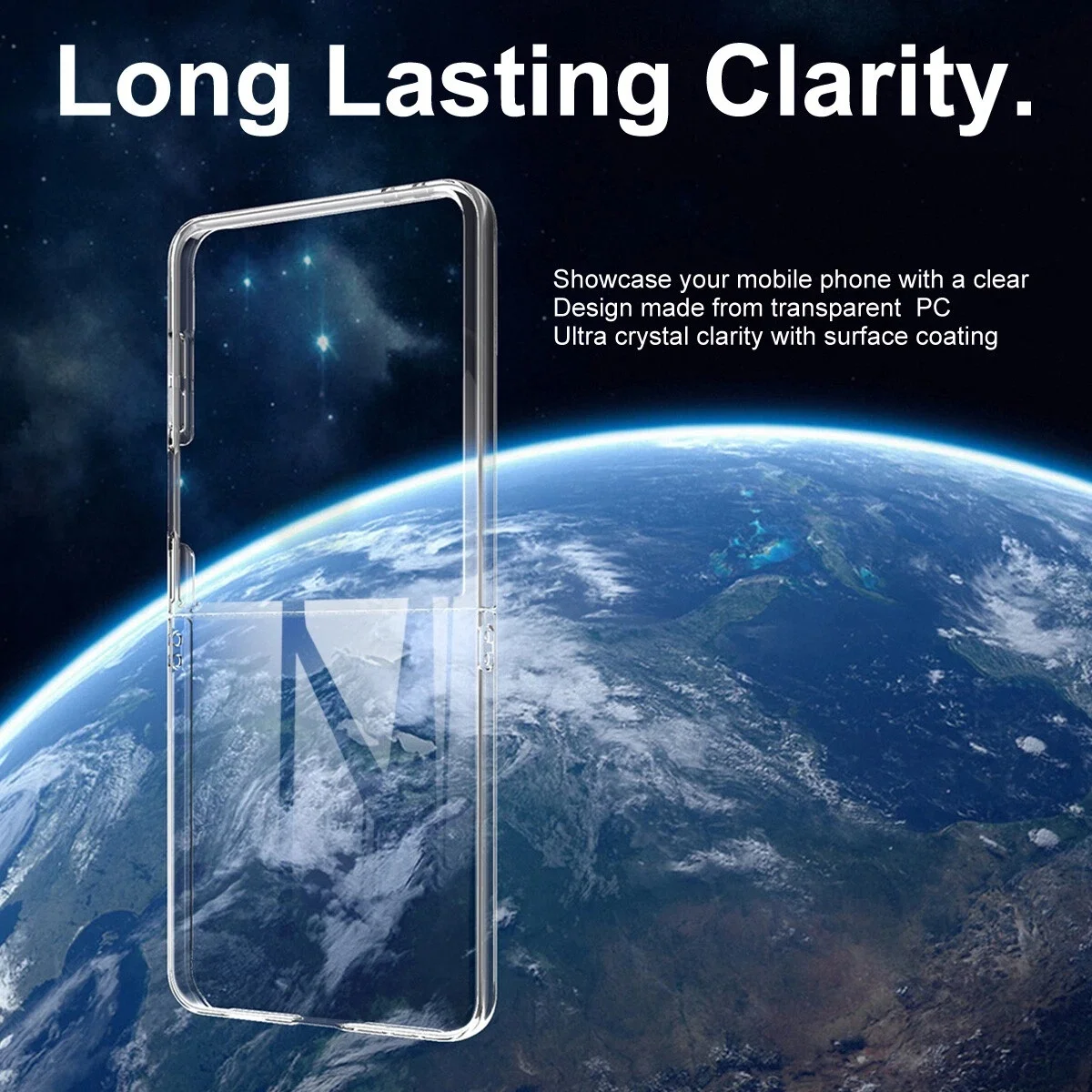 Ultra Clear Shockproof Transparent Hard Case - Durable Protective Shell
