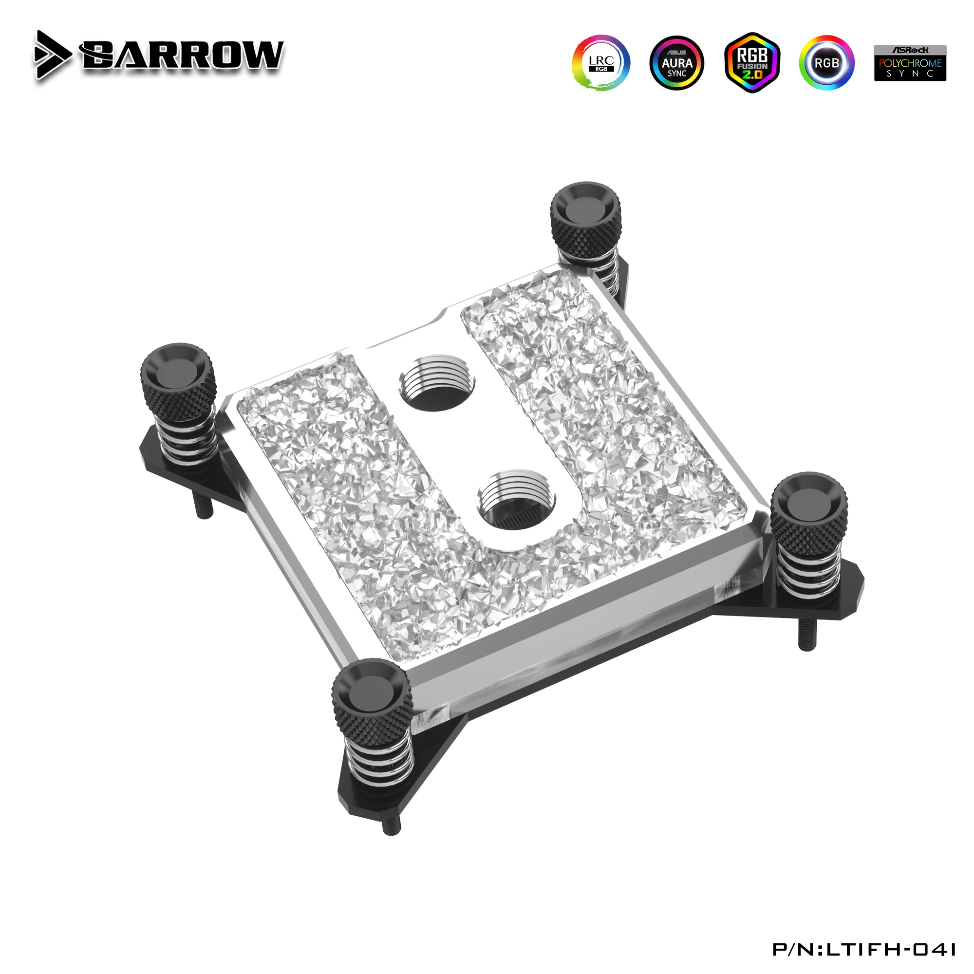Barrow Intel Cpu Uso Bloco de Água para Intel Lga115x 1150 X99 299 1200 1700 Amd Am3 Am4 Acrílico Cobre Completo 5v Ltifh04i Ltifha-04 - Imagem 3