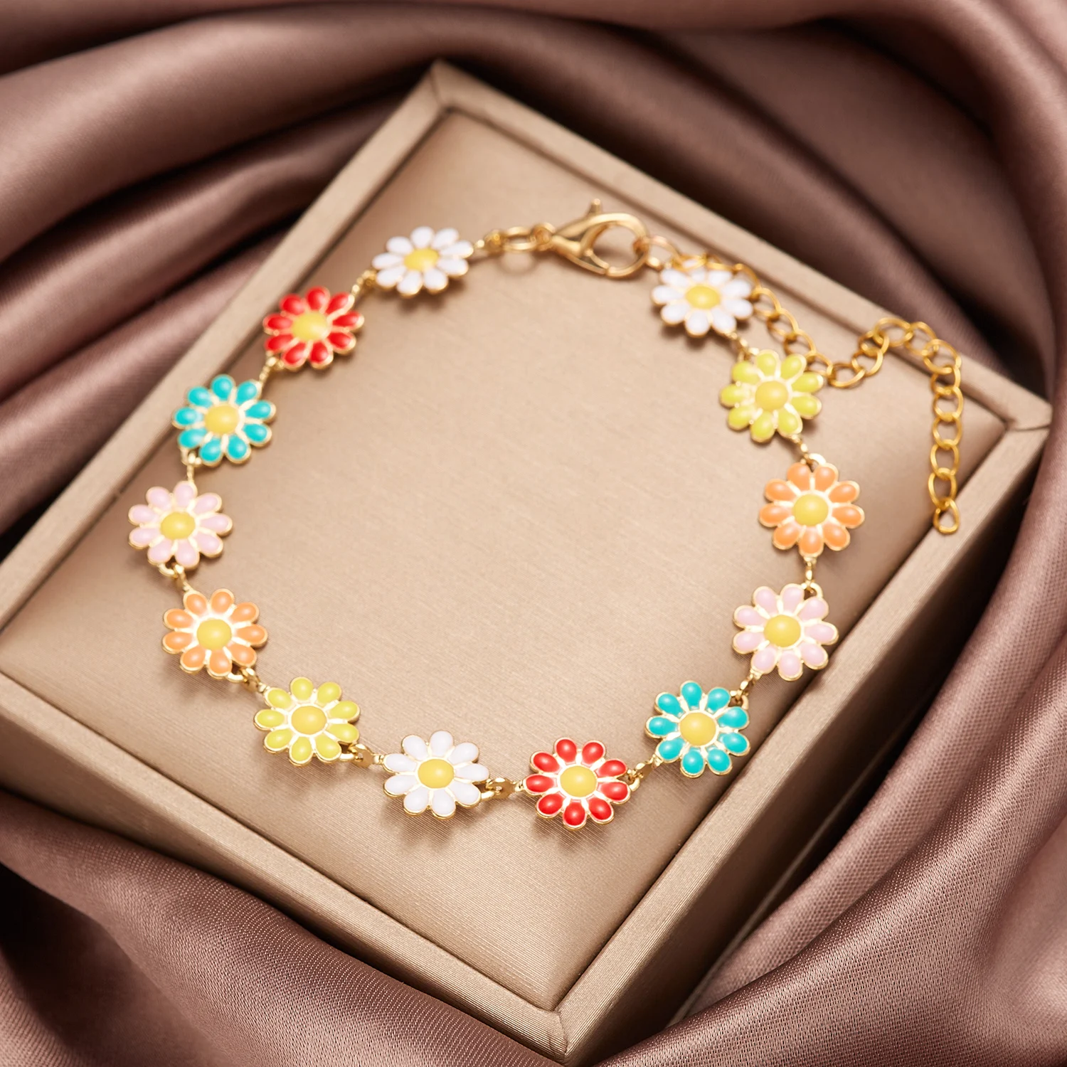 Daisy Flower Bracelet – ANNI LU