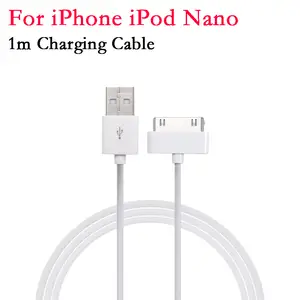 30 Pin Phone Cable Charger Cargador For iPhone 4 S 4s 3GS 3G iPod Nano  touch iPad 1 2 3 Chargeur USB Data Kabel Wire Accessories - AliExpress