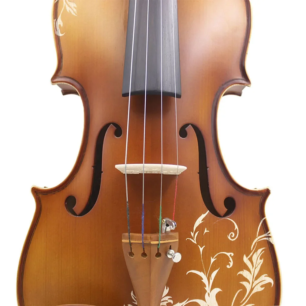 4/4 Violin Acoustic Maple Panel Carved Natural Color Violin Fiddle Kits With Bow & Case Beginners Musical Instrument Gift 12 S1688b11d0a2b4a56b9df4363823c3fbch