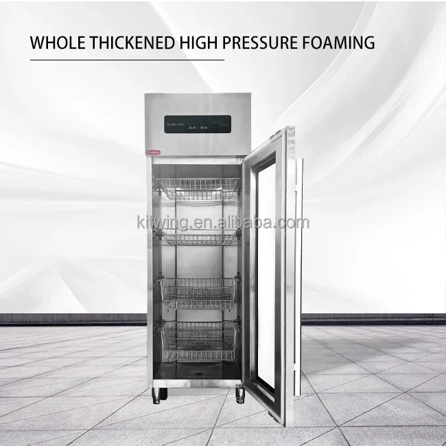 Green and Low-Carbon Hotel Kitchen Stainless Steel Disinfection Cabinet Single Glass Door with Computer Panel New Condition 4