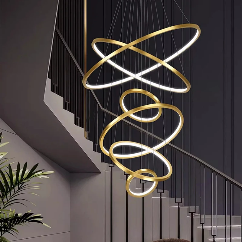 

Nordic home decoration, stair chandelier, living room bedroom and dining room Pendant lights, ceiling light, indoor lighting