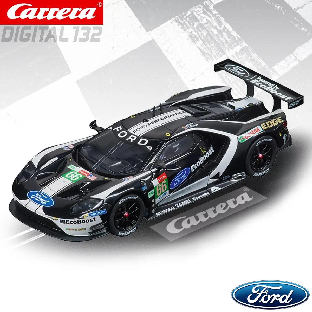 カレラデジタル132スロットカー「フォードGTレースカー」新品未開封未使用の美品 カレラスロットカーDigital132フォードgt、30771 30913 30970