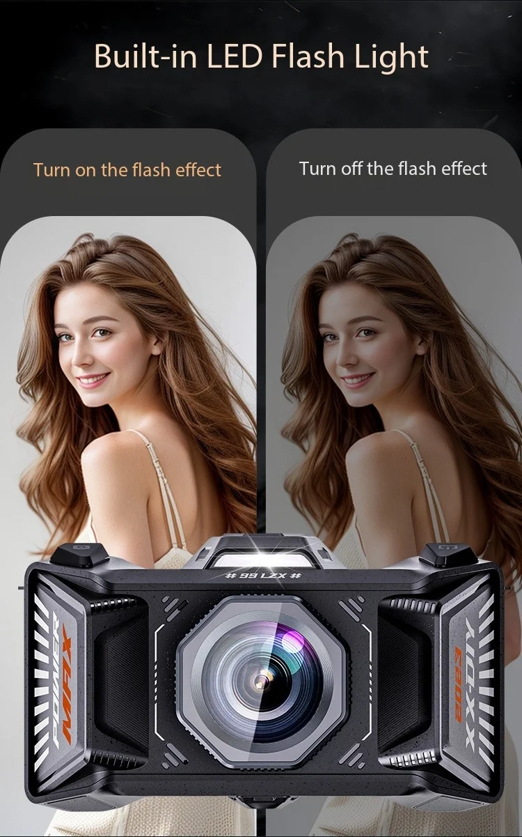 NVC600 4K HD Digital Camera 16X Digital Zoom 70 Megapixels Photography WIFI Selfie Cameras 2400 mAh Rechargeable Recoder