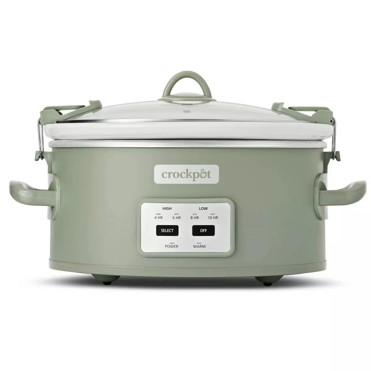 Crock-Pot 4 Quart Stainless Steel Cook & Carry Programmable Slow Cooker  with Lid