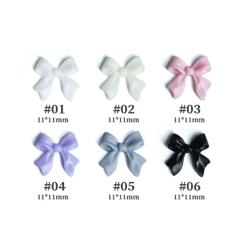30 PCs Resin Bow Jewelry 5