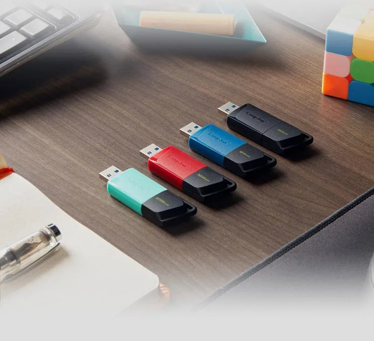 Kingston-Unidade flash USB DTXM, Pendrive com tampa