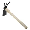 Wood+ Tool Steel Portable Hoe Loosening Soil Hand Tool Anti-bending Hoe 1