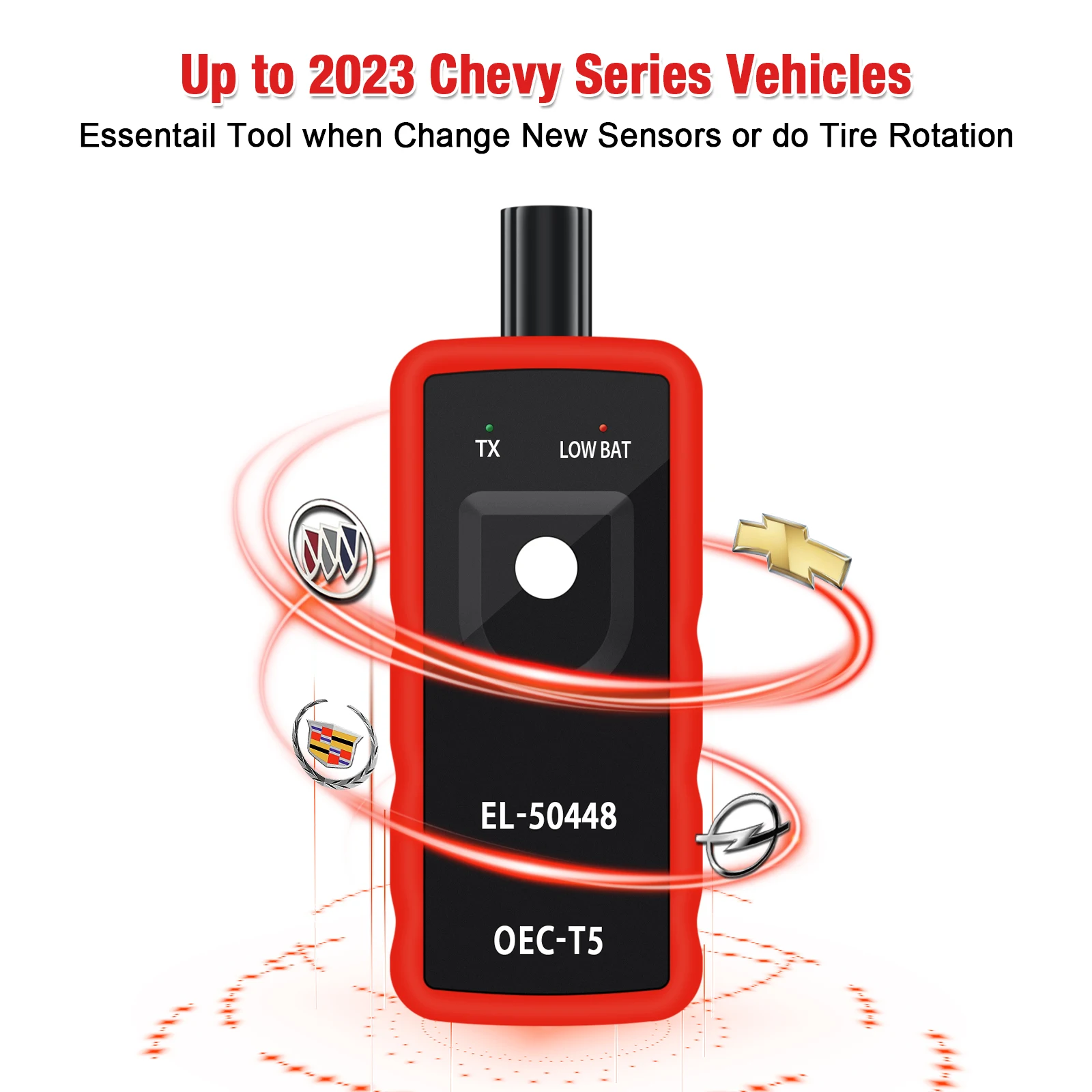 Car TPMS Reset Tool EL50448 OEC-T5 Auto Tire Pressure Monitor Sensor Relearn Tool for Opel Buick Chevrolet GMC Hummer Chevy 2