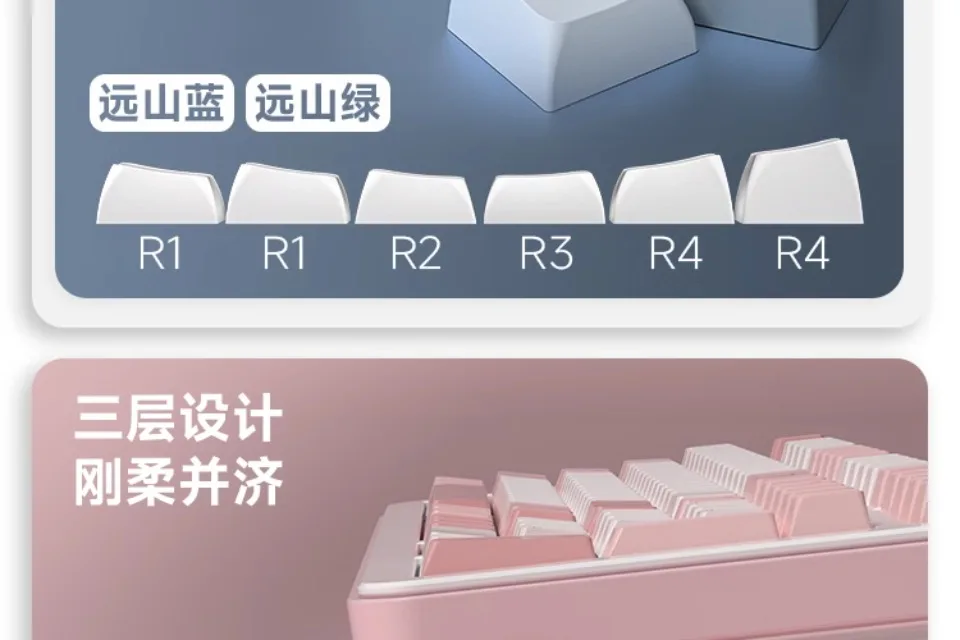 WUSIKEY FF101 Mechanical Keyboard Wireless Tri-mode Gasket