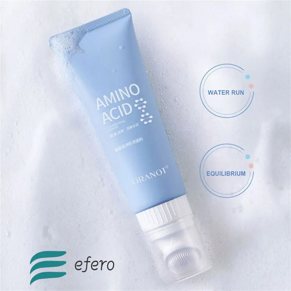

Amino Acid Cleansing Milk Deep Cleansing Oil Control Moisturising Cleanser Silicone Brush Head Mousse Cleanser Skincare Products