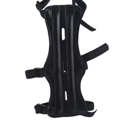 Premium Adjustable Archery Forearm Guard - Ultimate Protection for Hunting & Training (Black)