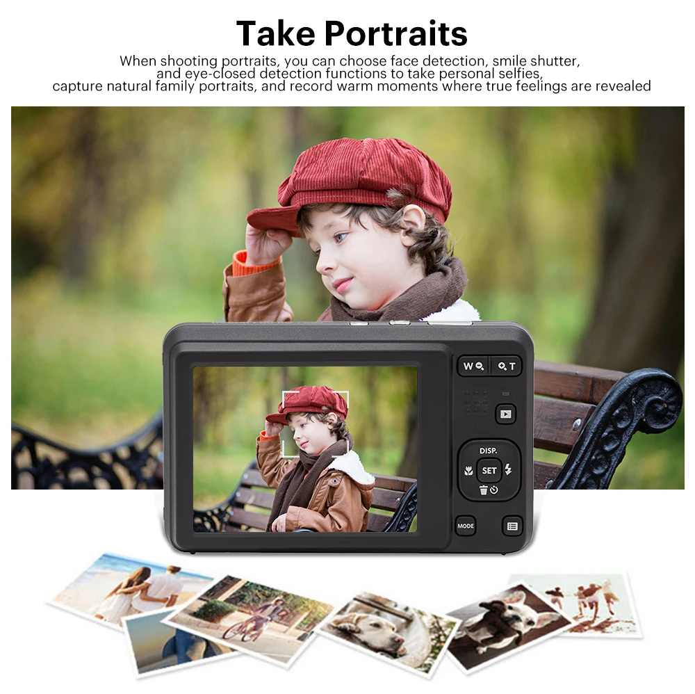 Kodak Digital Camera - 16MP Compact Camera with 5X Optical Zoom & 28mm Wide Angle Lens
