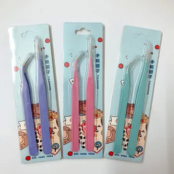 Stainless Steel Eyelash Tweezers 1