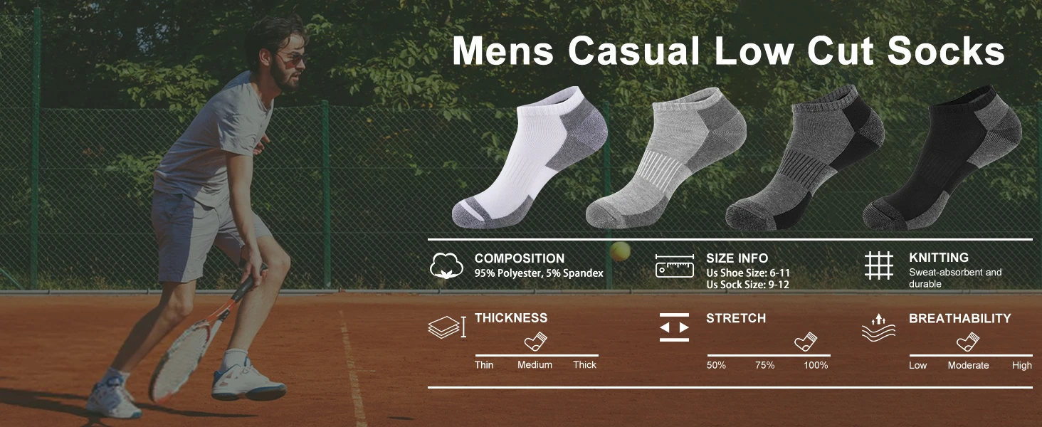 ankle socks for men 9-12
