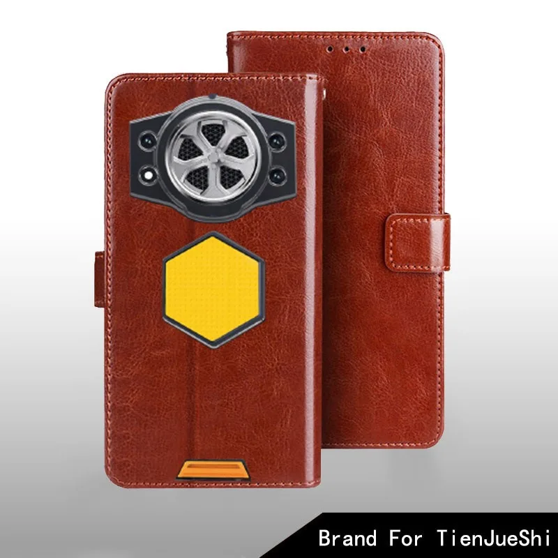 Premium Flip Leather Case with Magnetic Stand - Elegant Business Style