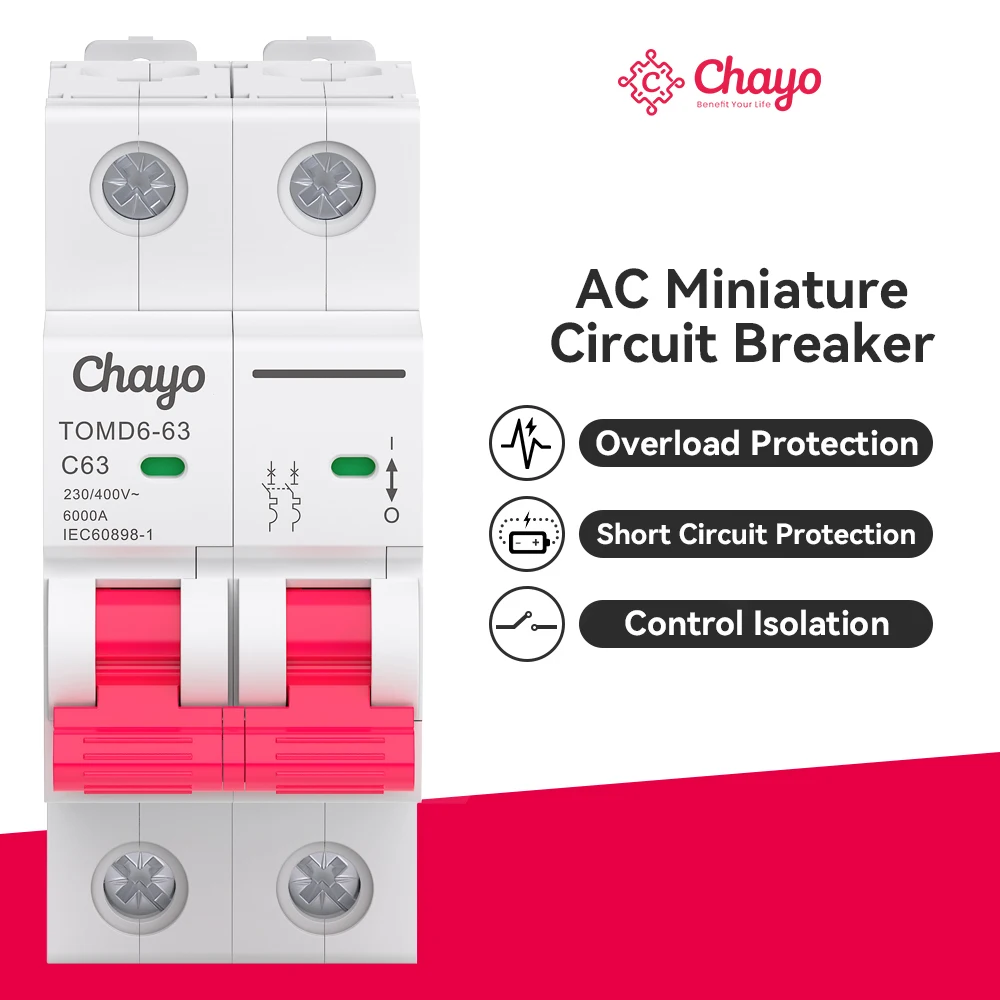 Enhanced Product Title: High-Performance Miniature Circuit Breaker, 6KA, 230V/400V, 50/60Hz, Multi-Amp Options