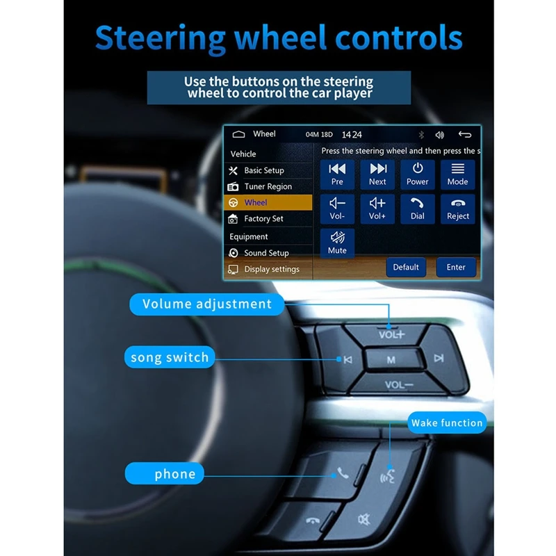 

7-дюймовый автомобильный экран беспроводной Carplay Android автомобильный портативный Радио Bluetooth MP5 FM-приемник хост Сменные аксессуары