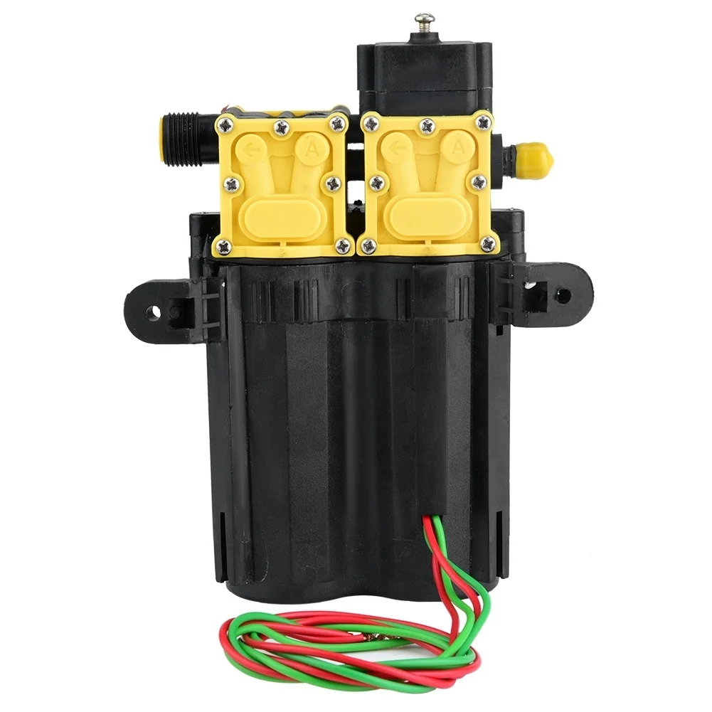 Water Pump 12V 7A 10L/min High Pressure Agricultural Electric Dual-Core Power