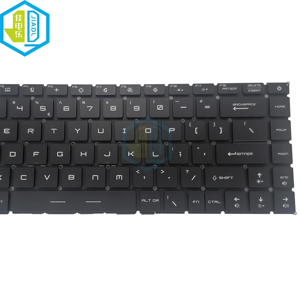 US RU Russian Spanish Keyboard Laptop RGB Backlit Keyboards For