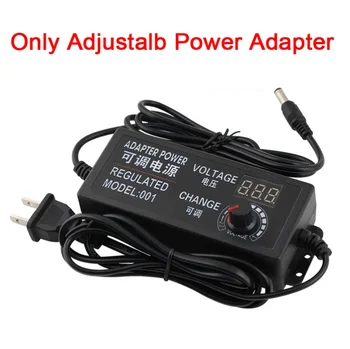 Adjustable Power Supply Adapter  AC To DC 3V 12V 3V 24V 9V 24V 2A 3A 5A Universal Adapter with Display Screen Voltage Regulated 2