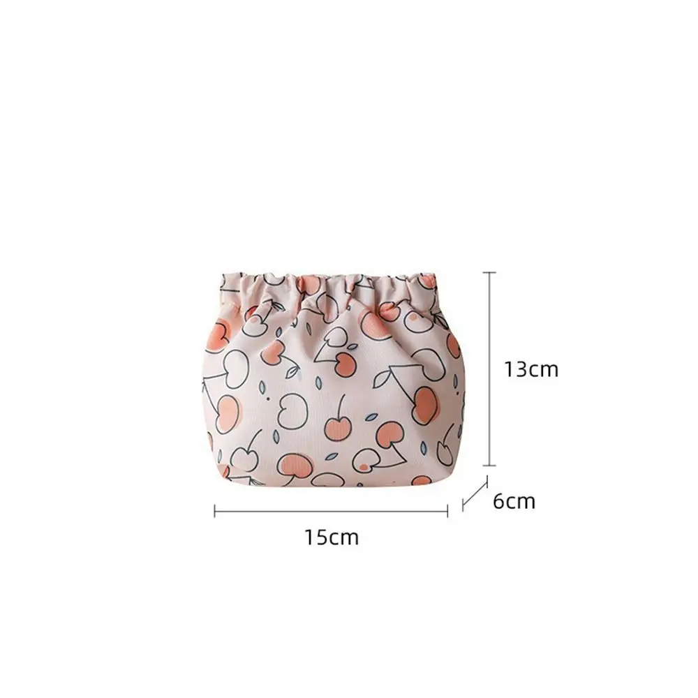 Automatic Closing Coin Purses Women Coin Pouch Travel Lipstick Cosmetic Bag Fashion Waterproof Nylon Storage Bags