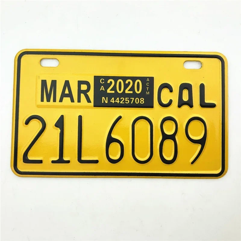 Motorcycle license plate STARPAD for motorcycle electric car