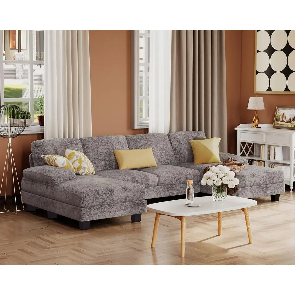 U-Shaped Sectional Sofa 6