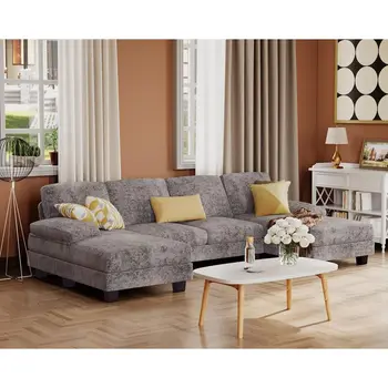 U-Shaped Sectional Sofa 6
