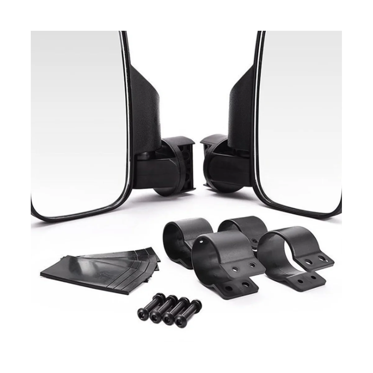 

Suitable for UTV/ATV Side Mirrors Beach Bikes All-Terrain Off-Road Vehicles Conversions Black