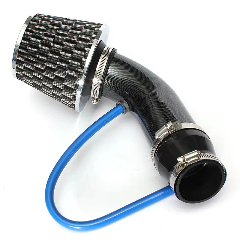 Universal 3" 76mm Car Refitted Winter Mushroom Head Air Filter Intake Pipe Filter High Flow Air Aluminum Pipe Kit air intake kit