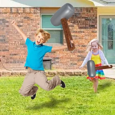 Children's Inflatable Hammer Toy Baby Interactive Challenge Prop Large Booster Stick Refueling Stick