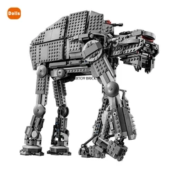 Blocs de construction pour enfants, Plan étoile premier ordre, marcheur d'assaut lourd, briques avec figurines compatibles 10908 jouets pour enfants, 75189 