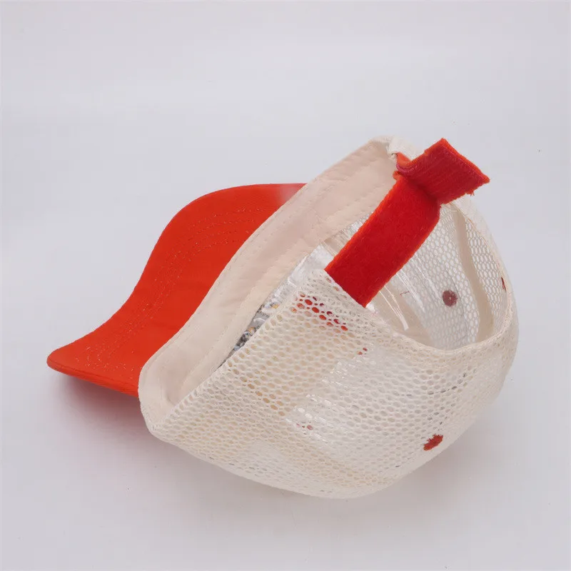 Baseball Cap Baby Hat Kids Sun Hat Kids Mesh Adjustable Summer Flat Cap Cute Cartoon Boys Girls