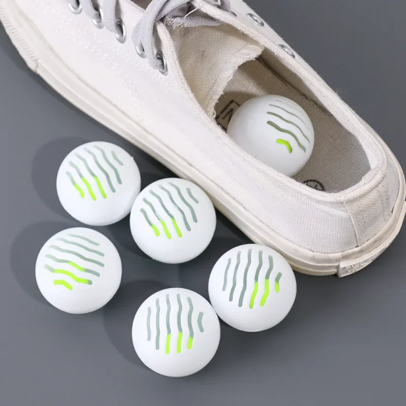 24/3Pcs Shoes Deodorant Balls Freshener Shoes Tea Fragrance Essential Foot Care Everyday Footwear Scent Shoe Closet Fresh Ball