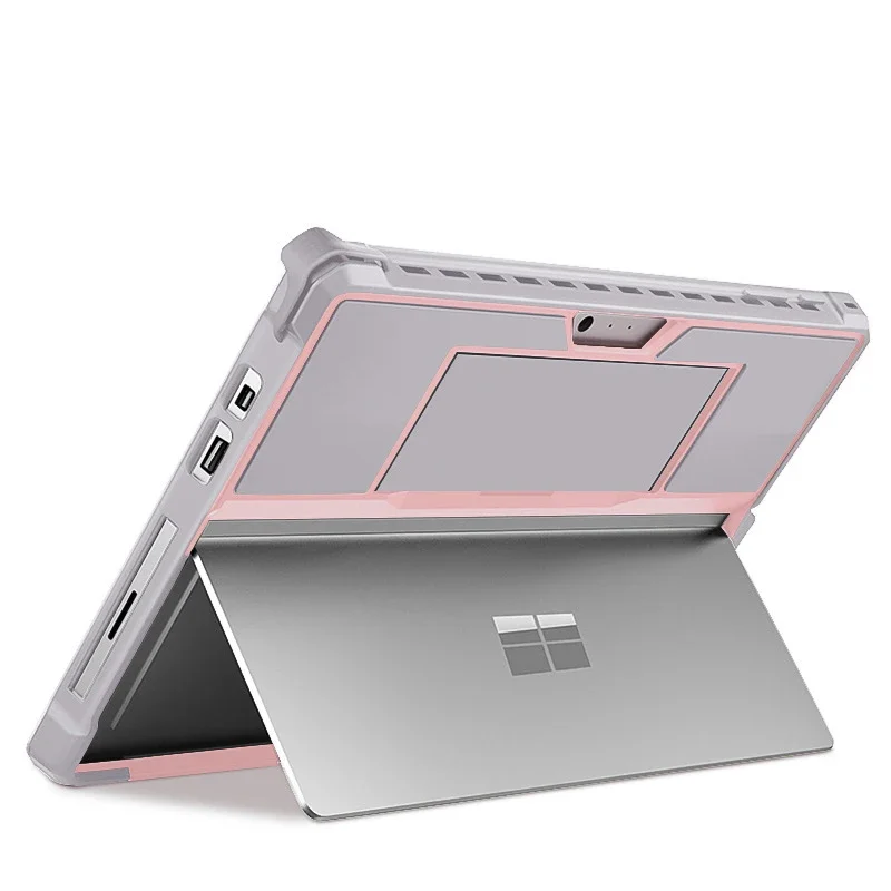 Per Microsoft Surface Pro 9 8 7 6 5 4 7 Plus + Custodia Posteriore Per Surface Go 1 2 3 Custodia Protettiva Con Portapenne Cinturino A Mano
