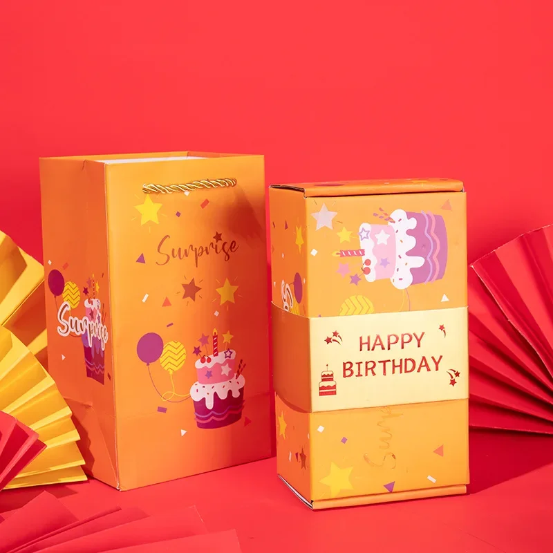 7 Buste Regalo Di Natale A Sorpresa Con 10 Scomparti Per Biglietti – Porta Denaro Pieghevole Creativo Per Feste E Compleanni