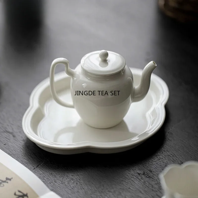 140ml Japanese style Grass Ash Zen Tea Pot Handmade Ceramic Retro Teapot samovar