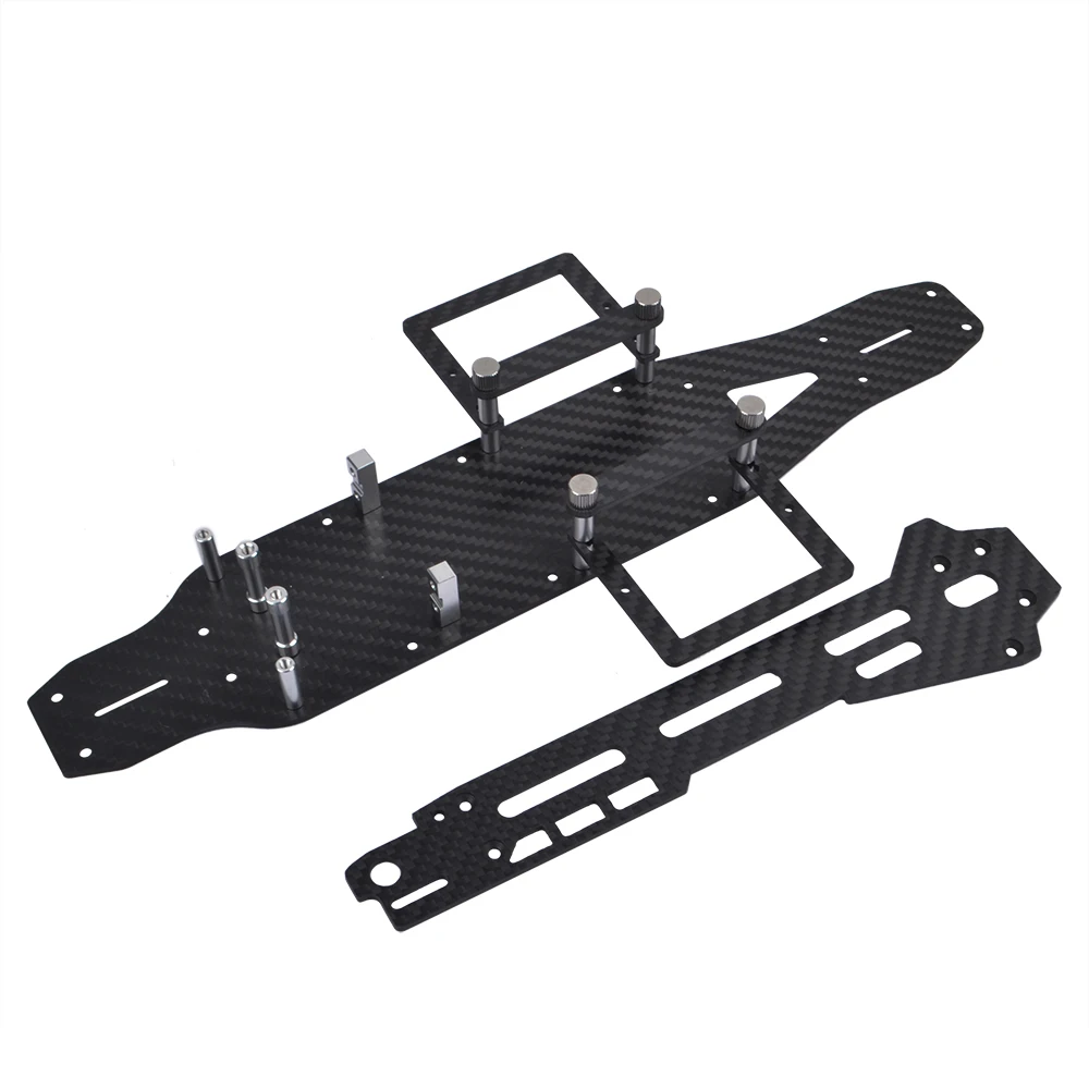 TA03 PRO シャーシ Carbon Lower Deck Chassis Frame Kit for Tamiya TA03F Pro