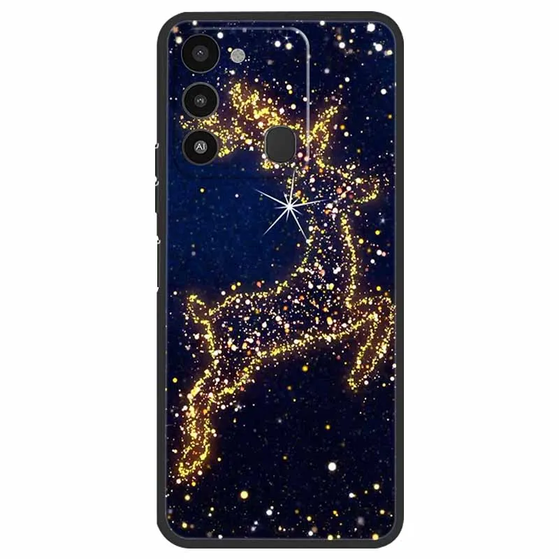 Holiday Edition Silicone Soft TPU Phone Cover - Festive Design Case
