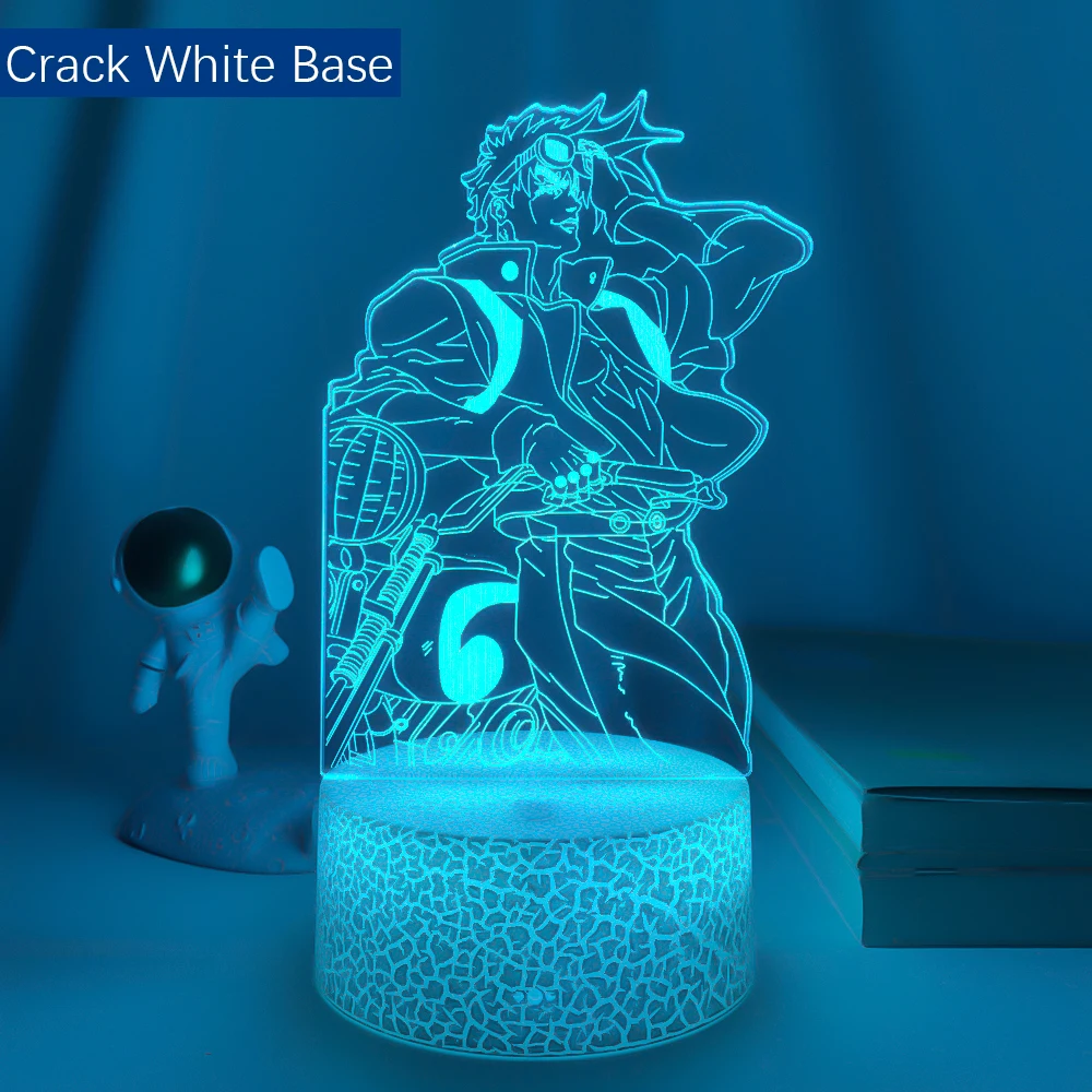 Anime 3d Lamp JoJo Bizarre Adventure figure for Bedroom Decor Light Birthday Gift Manga Jojo Led Night Light Joseph Joestar nursery night light