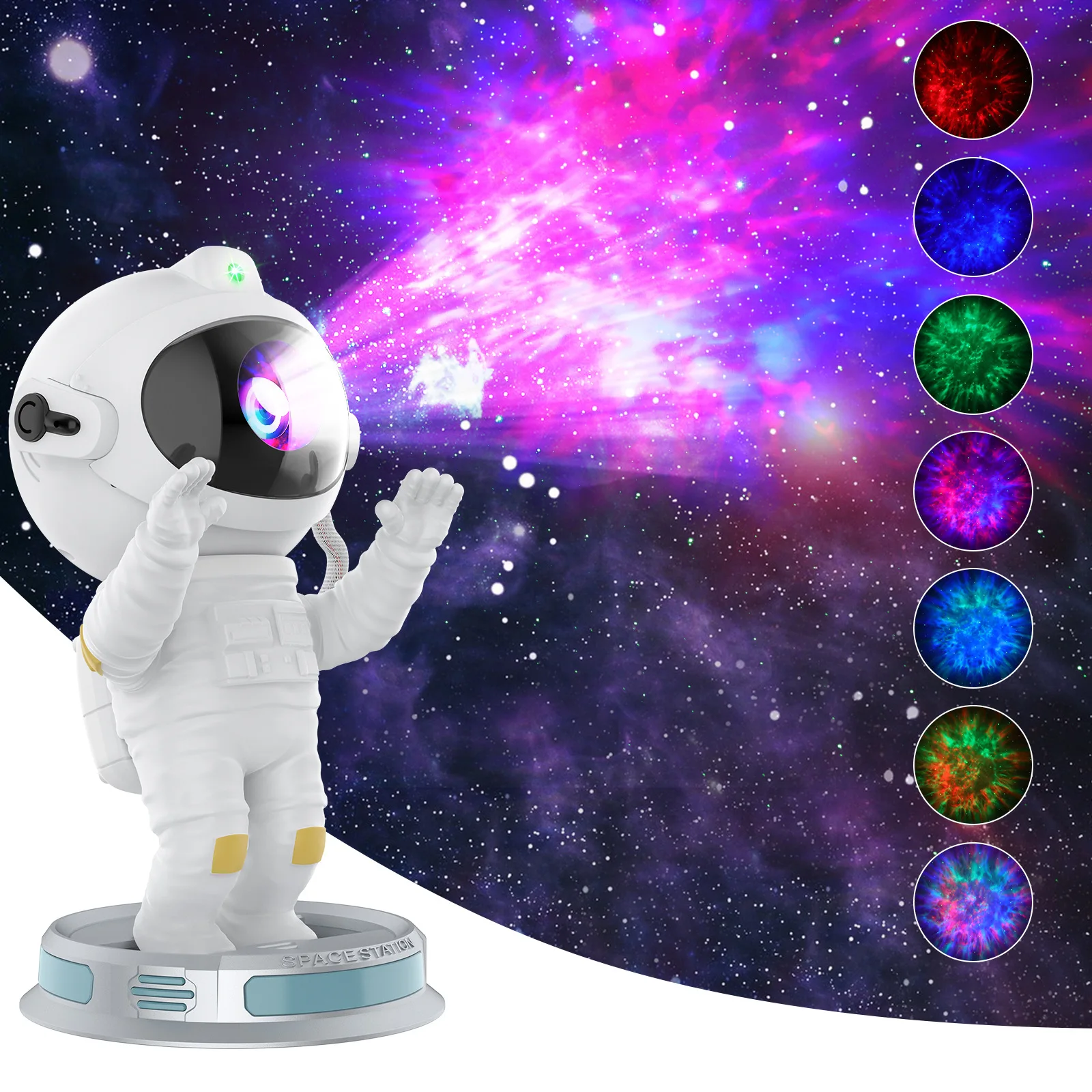 Description Picture 3 of itemStar Projector Galaxy Night Light Astronaut Space Projector Starry Nebula Ceiling LED Lamp Atmosphere Lamp for Bedroom Decor New